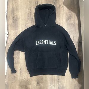 Essentials Black Hoodie Fear of Gods Heavy Cotton Size Medium Great Condition
